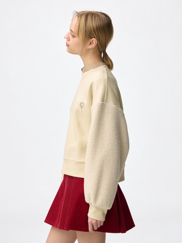 コンビネーションスウェットプルオーバー ポケピース