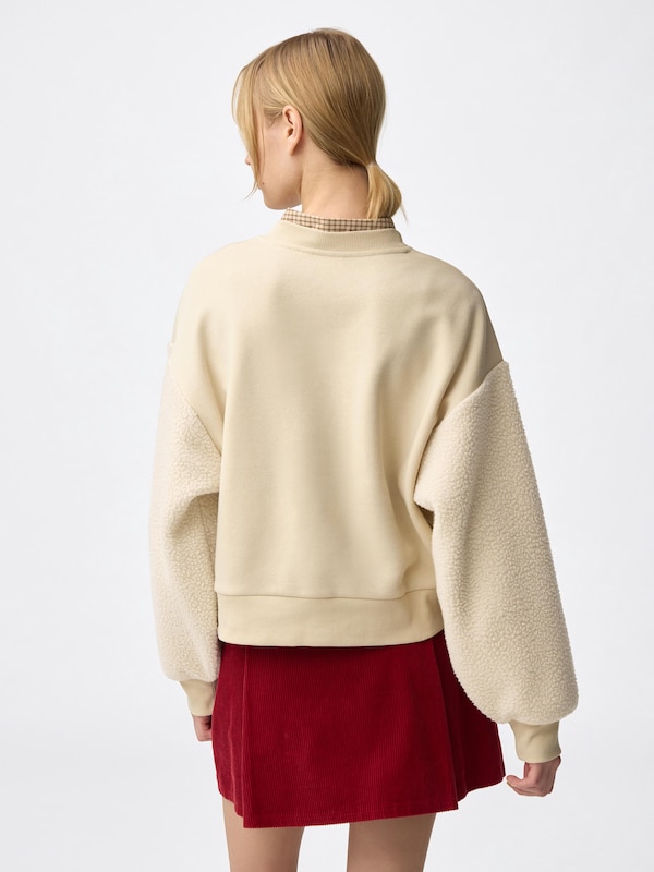 コンビネーションスウェットプルオーバー ポケピース