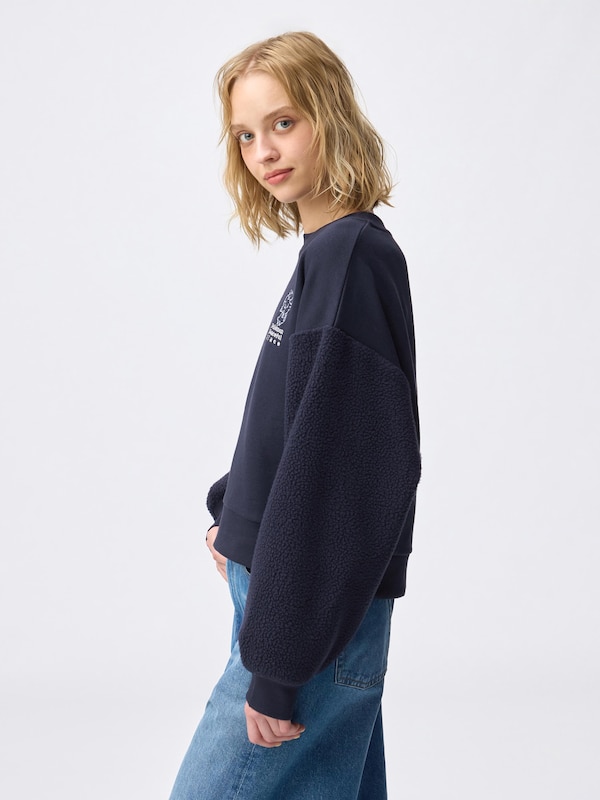 コンビネーションスウェットプルオーバー ポケピース