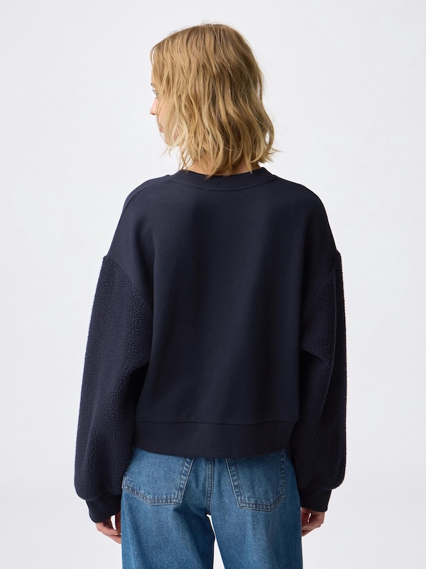 コンビネーションスウェットプルオーバー ポケピース