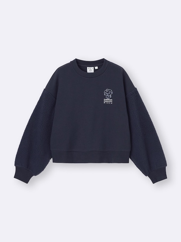 コンビネーションスウェットプルオーバー ポケピース