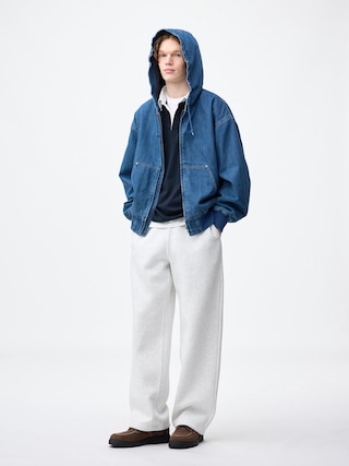 ヘビーウェイトスウェットワイドストレートパンツ+EC(丈長め77.0~81.0cm) 【メンズ】 【スウェット】【GU公式/ジーユー】 【LIGHT GRAY】 ヘビーウェイトスウェットワイドストレートパンツ+EC(丈長め77.0~81.0cm) 【メンズ】 【スウェット】【GU公式/ジーユー】 【LIGHT GRAY】