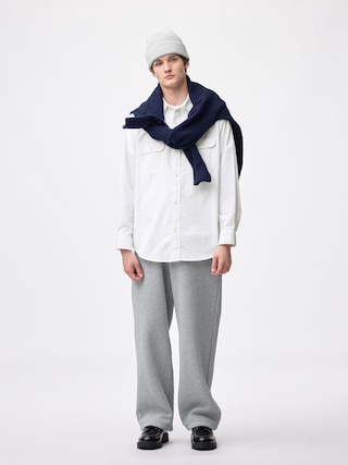 ヘビーウェイトスウェットワイドストレートパンツ+EC(丈長め77.0~81.0cm) 【メンズ】 【Tシャツ・カットソー】【GU公式/ジーユー】 【GRAY】 ヘビーウェイトスウェットワイドストレートパンツ+EC(丈長め77.0~81.0cm) 【メンズ】 【Tシャツ・カットソー】【GU公式/ジーユー】 【GRAY】