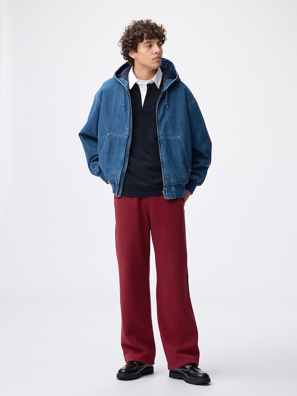 ヘビーウェイトスウェットワイドストレートパンツ+EC(丈長め77.0～81.0cm)