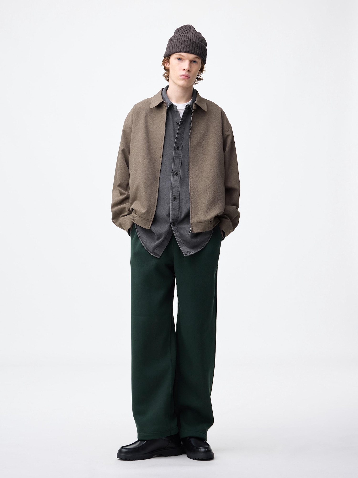 UES スウェットパンツ グリーン 約30インチ ユニクロ公式 | スウェットパンツ