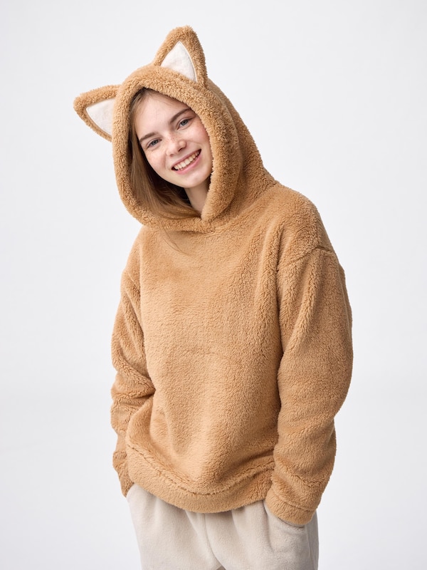 マシュマロフィールプルパーカ(キツネ)