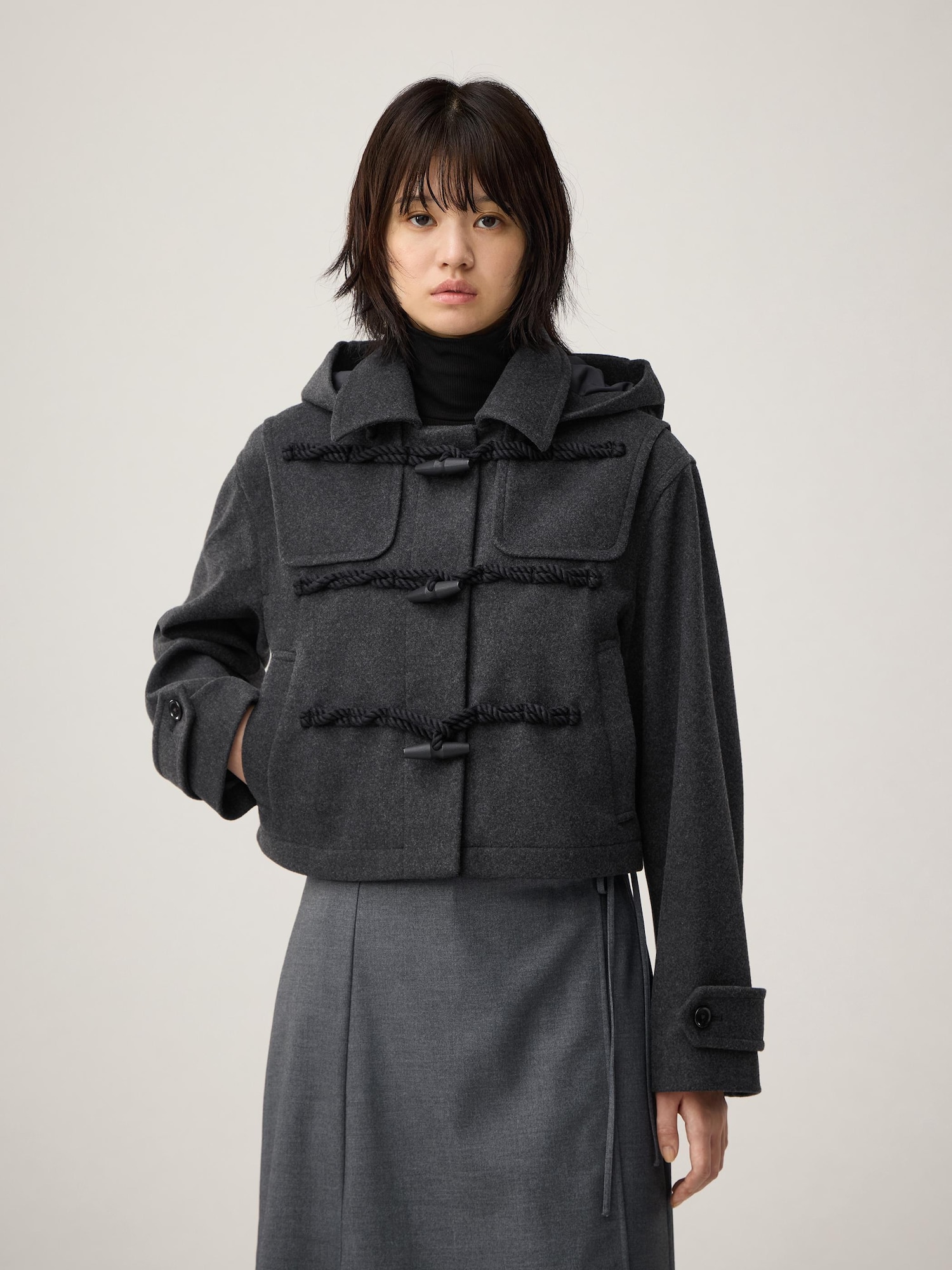 ozz onダッフルコート セール】 【小さいサイズ】ミドル丈ダッフルコート （ダッフル