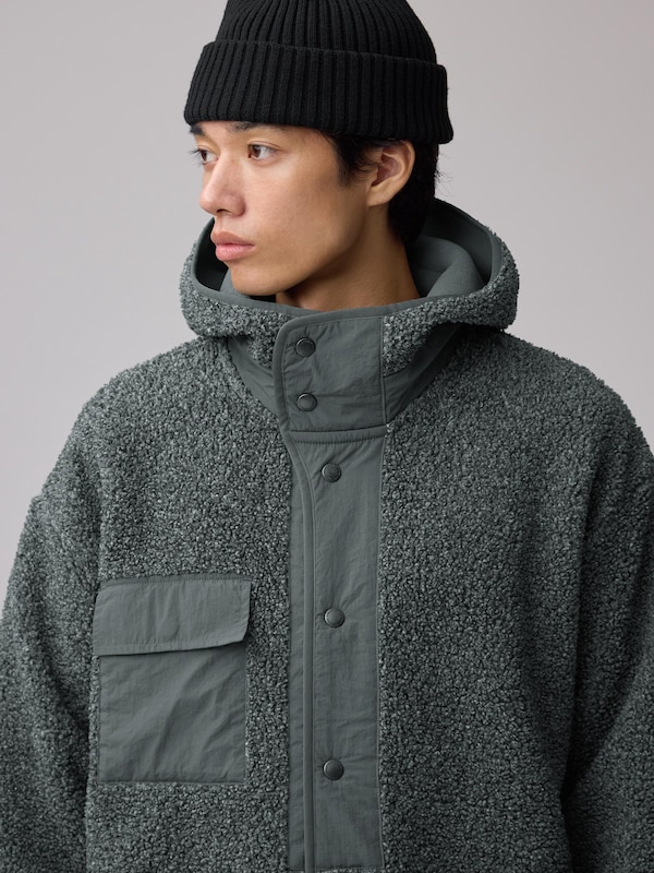 ボアフリーススナップパーカ ENGINEERED GARMENTS