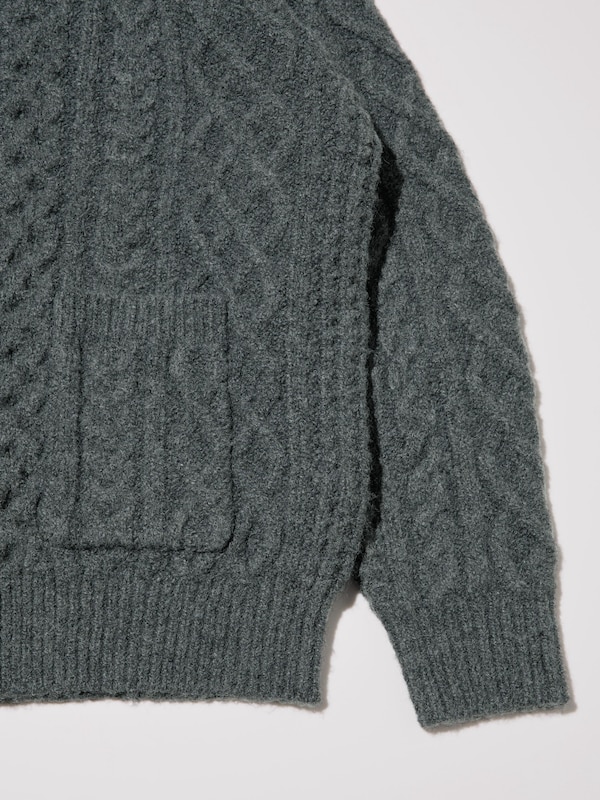 ケーブルショールカラーカーディガン ENGINEERED GARMENTS