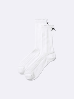 クルーソックス(バックリボン)