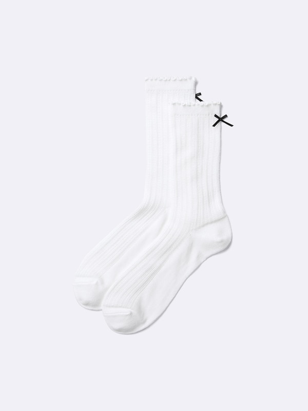 クルーソックス(バックリボン)