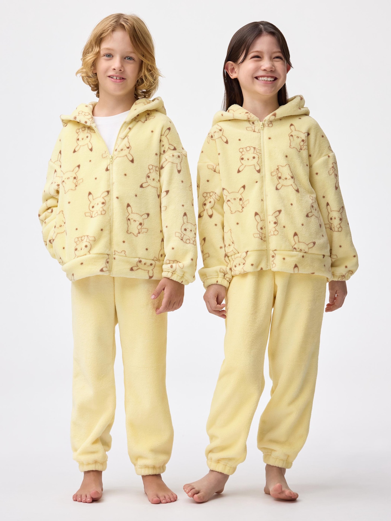 GU公式 | KIDS(男女兼用) マシュマロフィールラウンジセット ポケピース