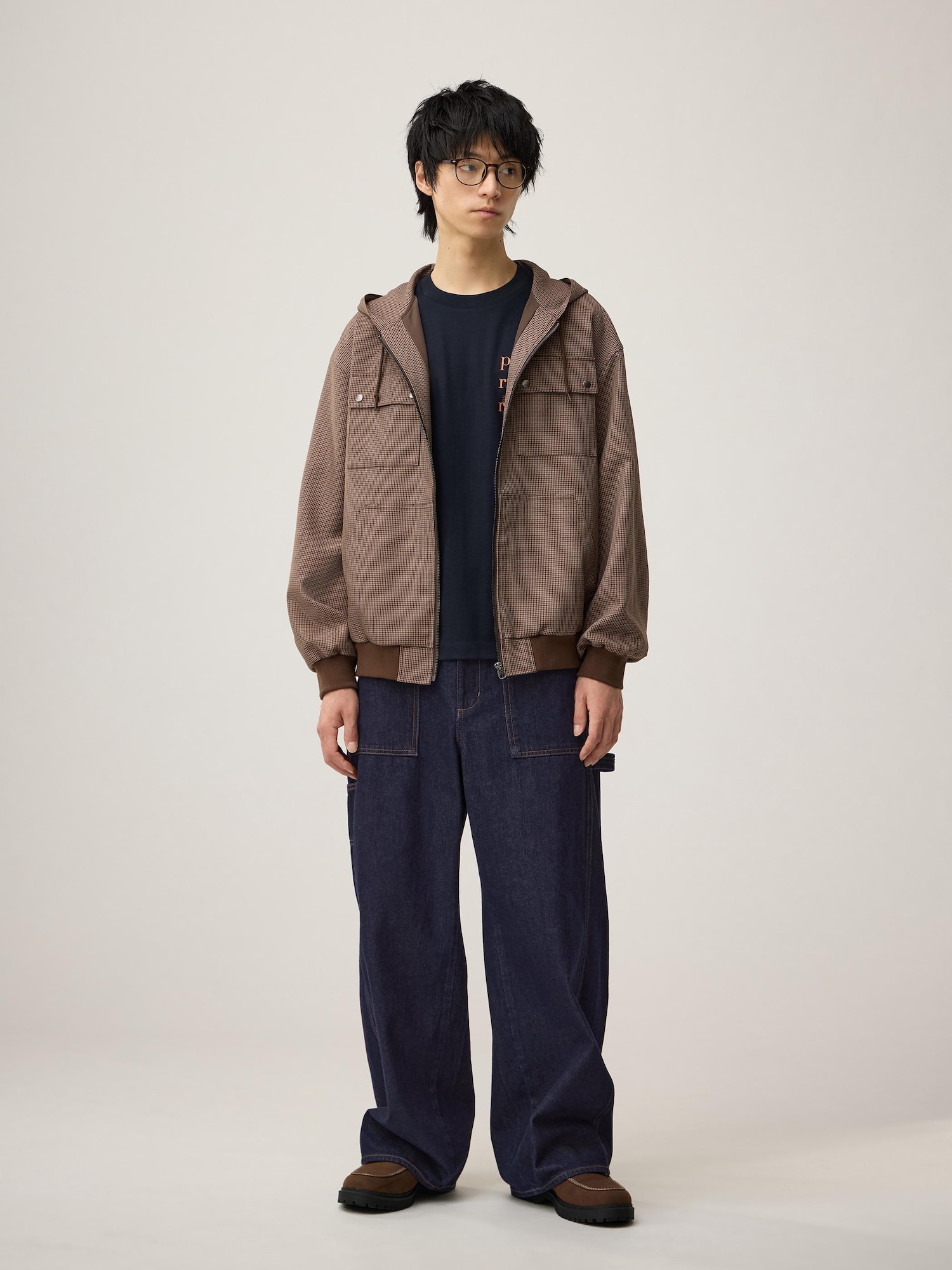 GU公式 | バレルレッグペインタージーンズ by rokh