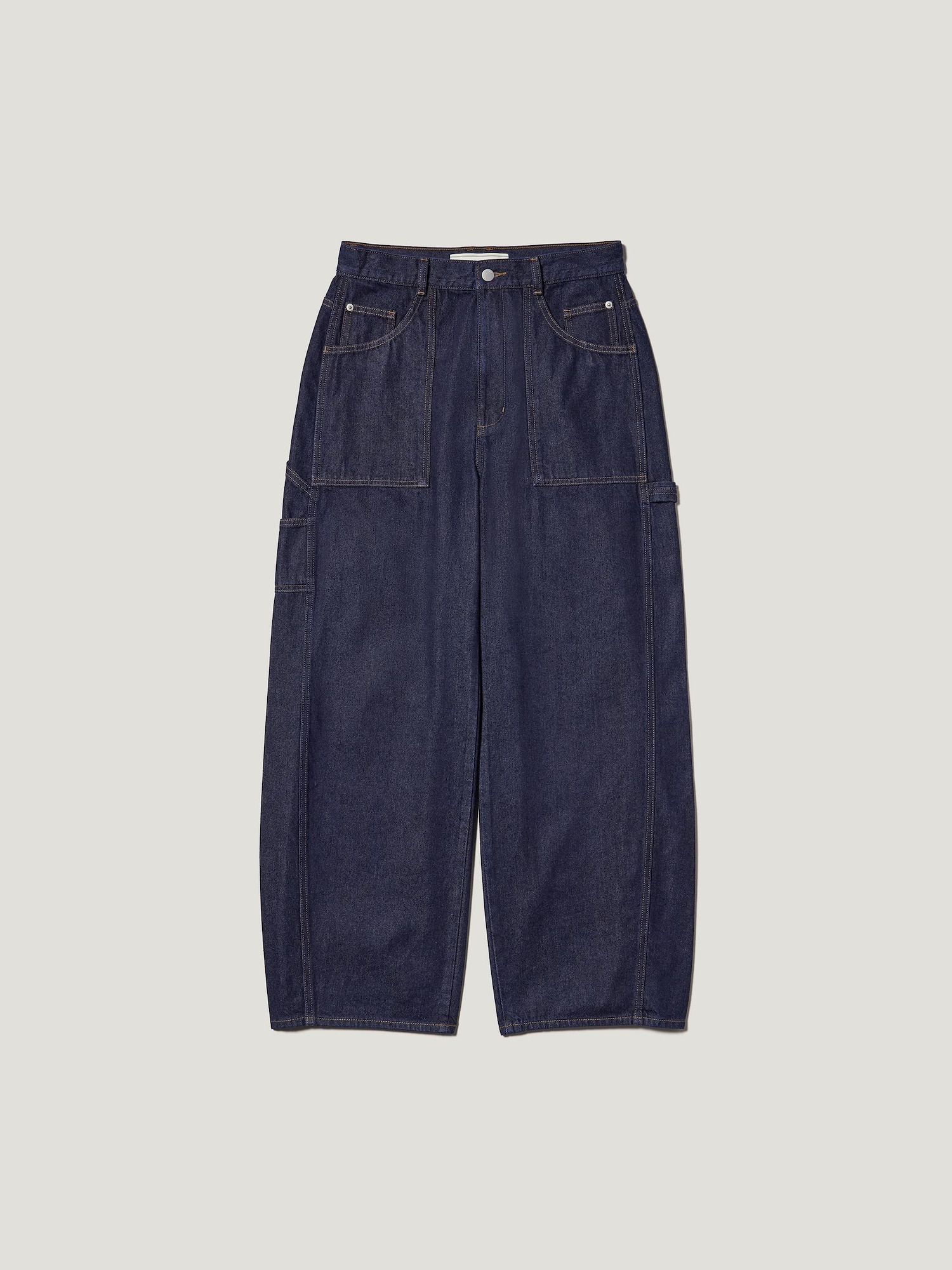 GU公式 | バレルレッグペインタージーンズ by rokh