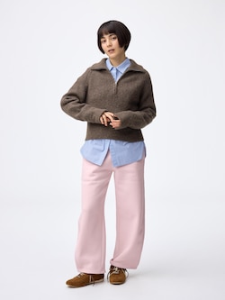 ヘビーウェイトスウェットバレルレッグパンツ+EC(丈短め63.5cm)