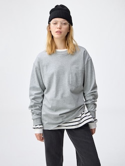 ヘビーウェイトクルーネックT(長袖)