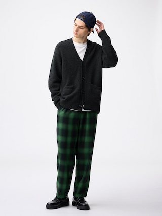 フランネルイージーパンツ(オンブレチェック) 【メンズ】 【パンツ】【GU公式/ジーユー】 【DARK GREEN】 フランネルイージーパンツ(オンブレチェック) 【メンズ】 【パンツ】【GU公式/ジーユー】 【DARK GREEN】