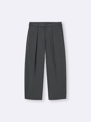 バレルレッグスラックス+OS(米国仕様) 【メンズ】 【パンツ】【GU公式/ジーユー】 【DARK GRAY】 バレルレッグスラックス+OS(米国仕様) 【メンズ】 【パンツ】【GU公式/ジーユー】 【DARK GRAY】