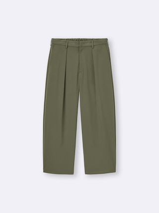 バレルレッグスラックス+OS(米国仕様) 【メンズ】 【パンツ】【GU公式/ジーユー】 【OLIVE】 バレルレッグスラックス+OS(米国仕様) 【メンズ】 【パンツ】【GU公式/ジーユー】 【OLIVE】