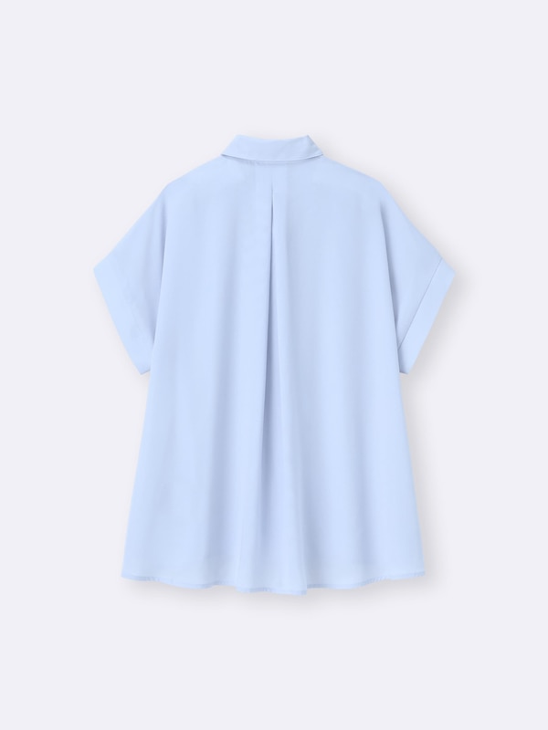 ドレープフレアシャツ(半袖)