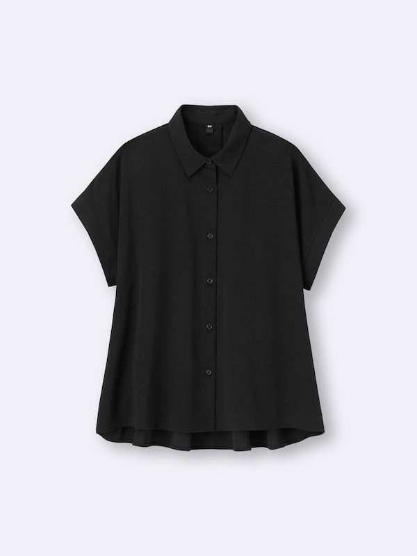 ドレープフレアシャツ(半袖)