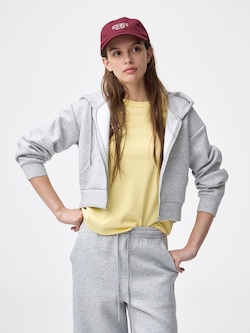 パフスウェットフルジップパーカ