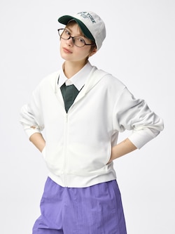 UVカットフルジップパーカ