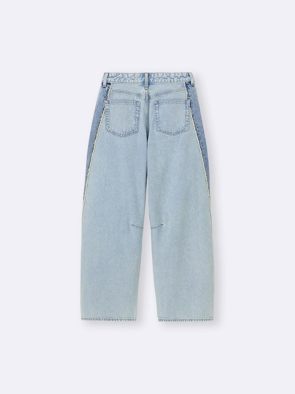 2トーンバレルレッグジーンズ+OS(米国仕様)