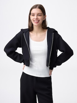 コットンブレンドレースタンクトップ(ドライ)