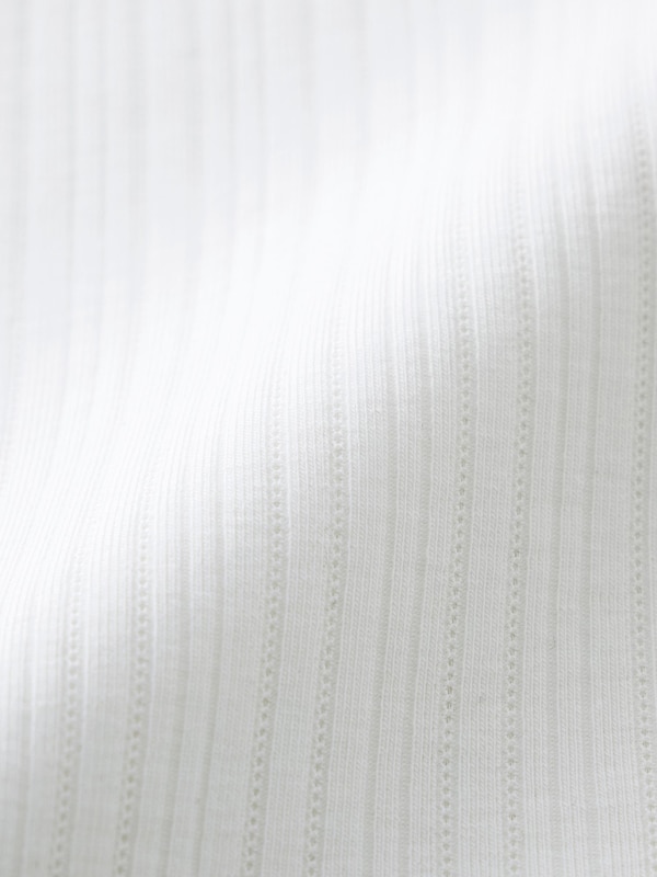 コットンブレンドレースタンクトップ(ドライ)