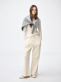 リブイージーパンツ(丈標準67.0～71.0cm)