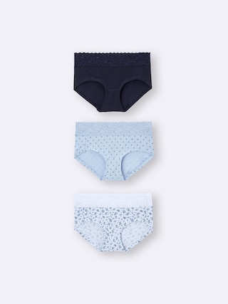 ローライズショーツ3P 【レディース】 【インナー・下着】【GU公式/ジーユー】 【MULTI(PATTERN)2】 ローライズショーツ3P 【レディース】 【インナー・下着】【GU公式/ジーユー】 【MULTI(PATTERN)2】