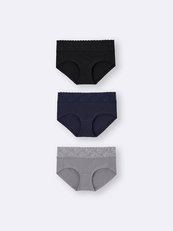 ローライズショーツ3P