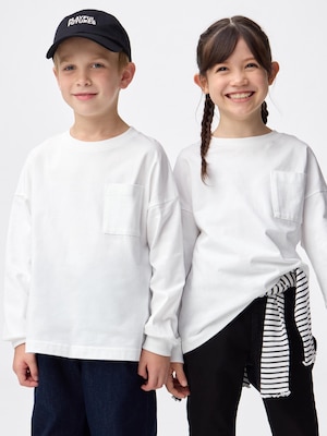 KIDS コットンポケットT(長袖)
