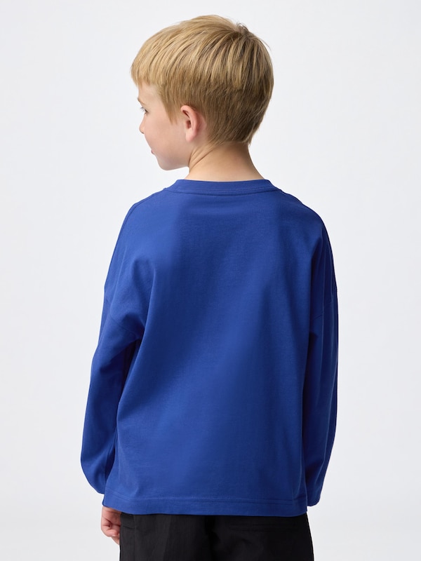 KIDS(男女兼用) コットンポケットT(長袖)