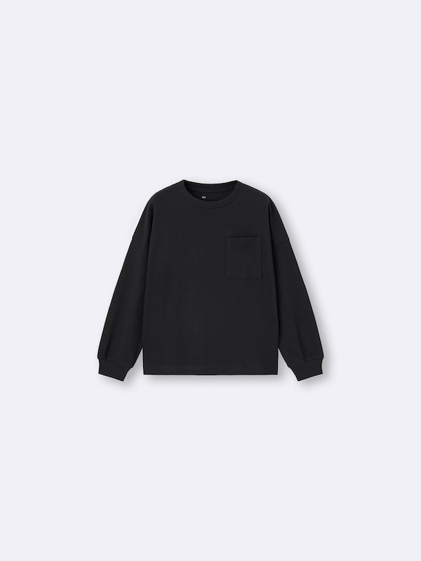 KIDS(男女兼用) コットンポケットT(長袖)