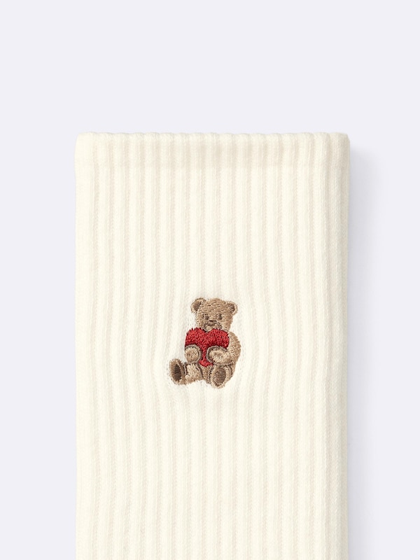 KIDS(男女兼用) ソックス2P(刺繍/柄)