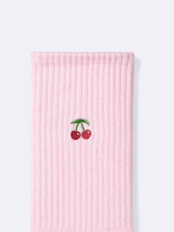 KIDS(男女兼用) ソックス2P(刺繍/柄)