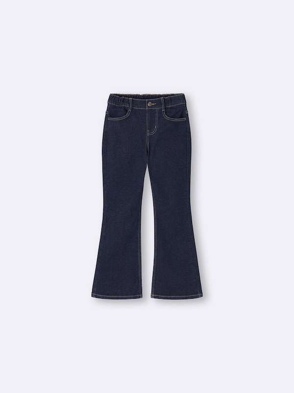 GIRLSストレッチスリムフレアジーンズ