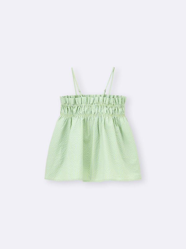 GIRLS 2ピースキャミソールチュニック(半袖)(チェック)