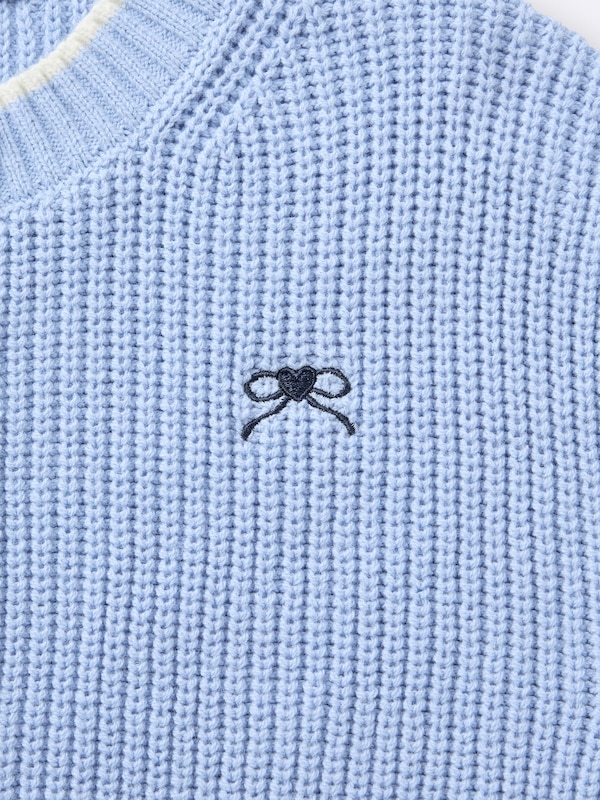 GIRLSウォッシャブルニットラインカーディガン