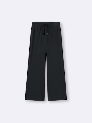 リブプルオンパンツ+OS(米国仕様) 【レディース】 【パンツ】【GU公式/ジーユー】 【BLACK】 リブプルオンパンツ+OS(米国仕様) 【レディース】 【パンツ】【GU公式/ジーユー】 【BLACK】