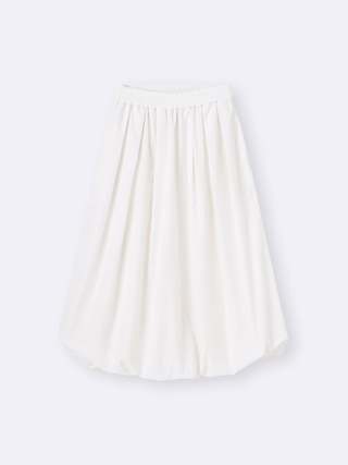 バブルヘムミディスカート+OS(米国仕様) 【レディース】 【スカート】【GU公式/ジーユー】 【OFF WHITE】 バブルヘムミディスカート+OS(米国仕様) 【レディース】 【スカート】【GU公式/ジーユー】 【OFF WHITE】