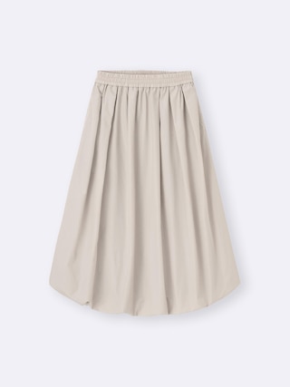 バブルヘムミディスカート+OS(米国仕様) 【レディース】 【スカート】【GU公式/ジーユー】 【BEIGE】 バブルヘムミディスカート+OS(米国仕様) 【レディース】 【スカート】【GU公式/ジーユー】 【BEIGE】