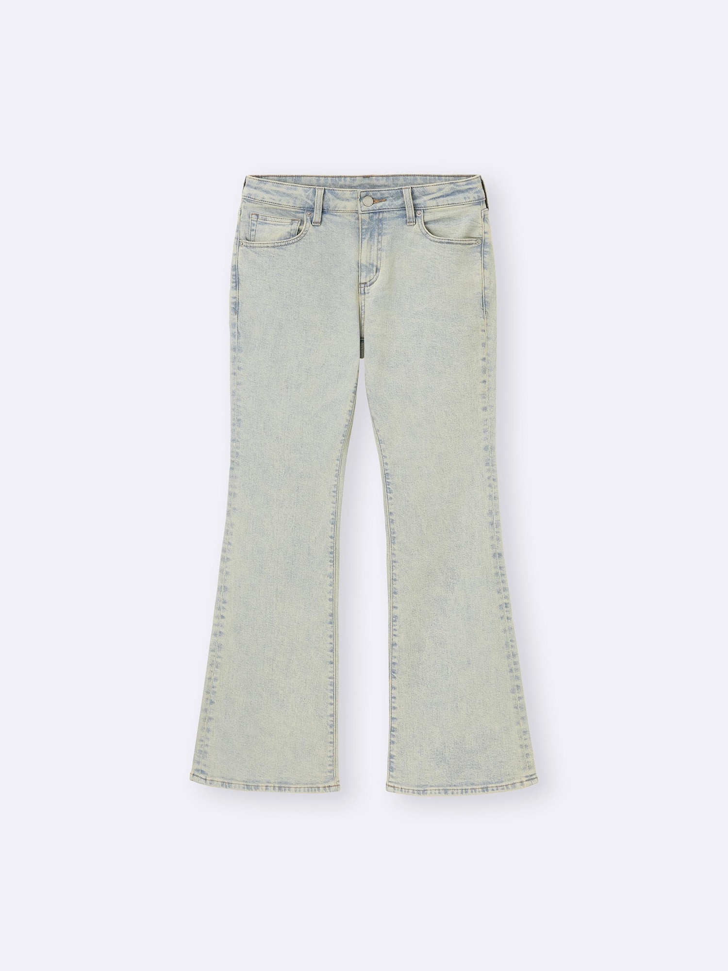 GU公式 | スリムフレアジーンズ(丈標準74.0～78.0cm)