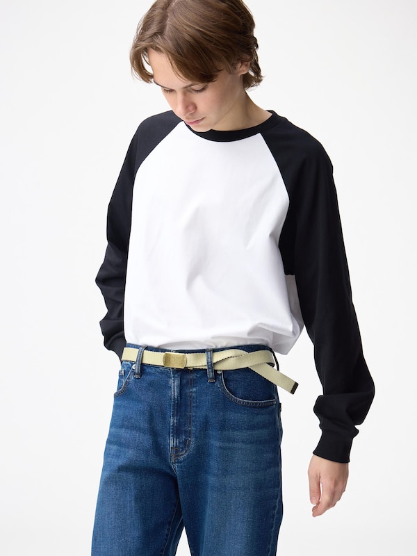 カラーコンビネーションテープロングベルト