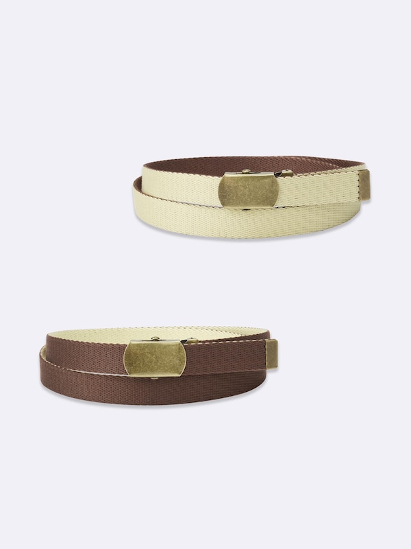 カラーコンビネーションテープロングベルト