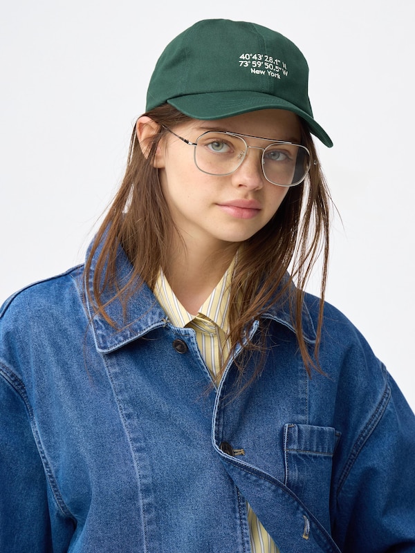 UVカットツイルロゴキャップ