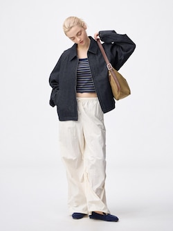 コットンジップアップジャケット