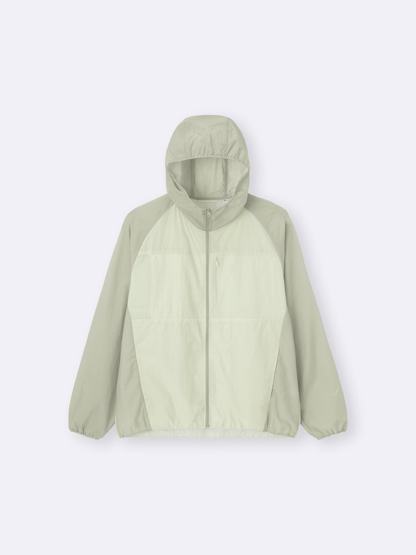 ポケッタブルライトナイロンパーカ+E